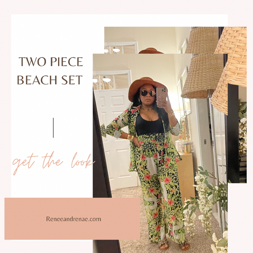 Two Piece Beach Day Outfit