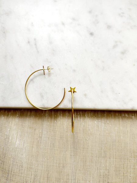8375JE - Chloe Gold Filled Hoop Earrings