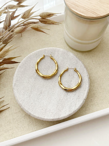 8834JE - Taren Gold Filled Hoop Earrings