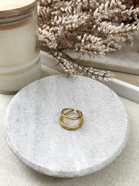 8456JR -  Clover Gold Filled Ring