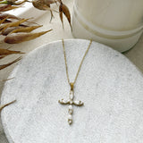 8305JN - Thea Cross Gold Filled Necklace