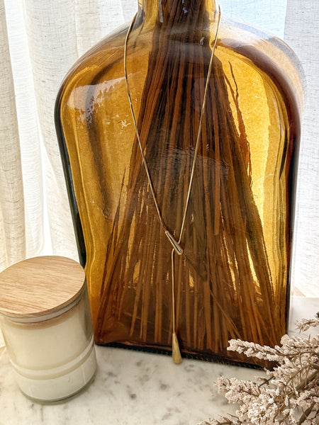 8018JN - Devina Lariat Gold Filled Necklace