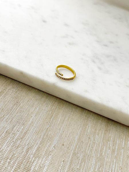 8364JR - Zuri Adjustable Gold Filled Ring