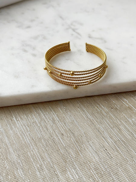 8404JB - Val Gold Filled Cuff Bracelet