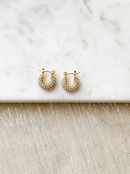 8401JE - Nivia Gold Filled Pearl Earrings