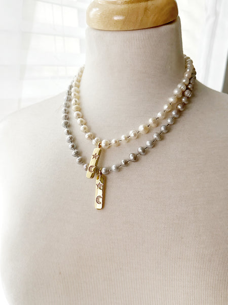 8351JN -  Zya Pearl Necklace