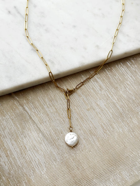 8024JN - Tasha Beaded Gold Filled Necklace