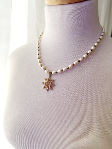 8390JN -  Zaria Pearl Necklace