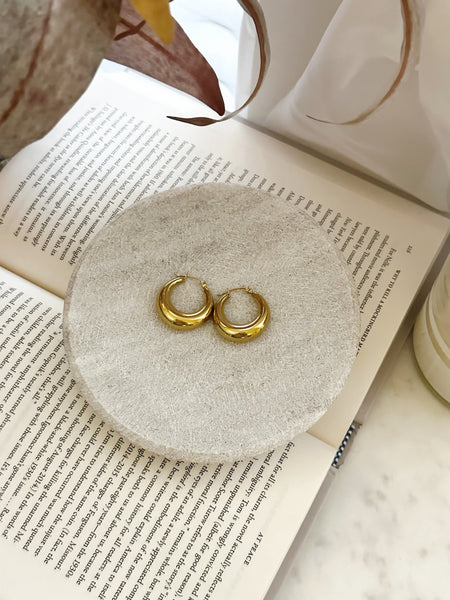 8335JE - Zina Gold Filled Hoop Earrings