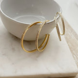 8835JE - Leslie Hoop Earrings