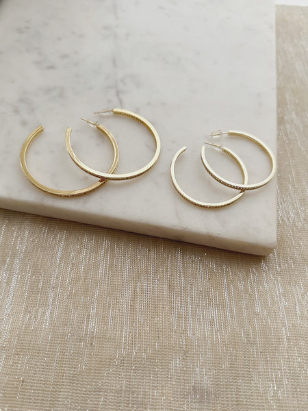 8835JE - Leslie Hoop Earrings