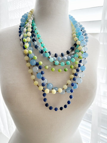 8735JN - Jazmine Multi Layer Detachable Necklace