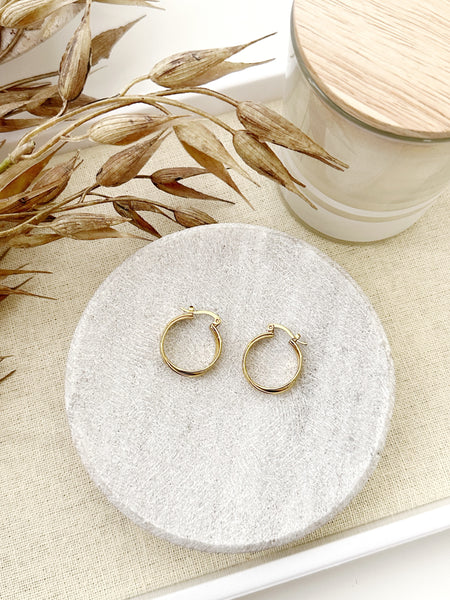 8330JE - Mandy Gold Filled Hoop Earrings