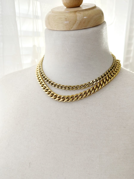 8808JN - Gabrielle Chain Gold Filled Necklace