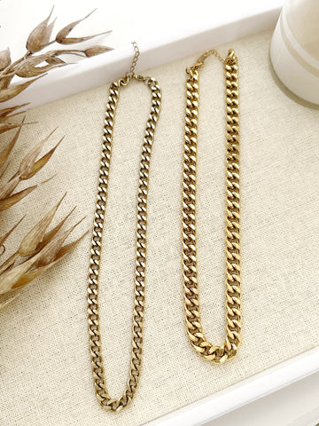 8808JN - Gabrielle Chain Gold Filled Necklace