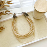 8806JN.a - Zahara Beaded Necklace in Pink