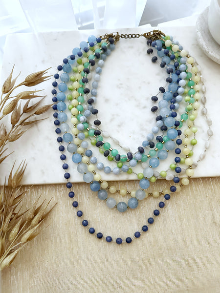 8735JN - Jazmine Multi Layer Detachable Necklace