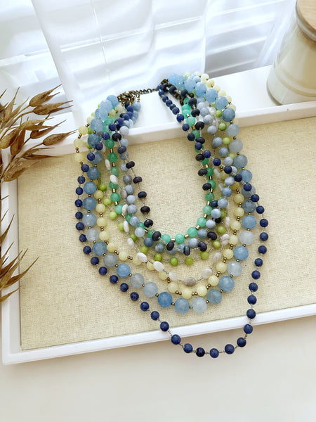 8735JN - Jazmine Multi Layer Detachable Necklace