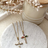 8305JN - Thea Cross Gold Filled Necklace