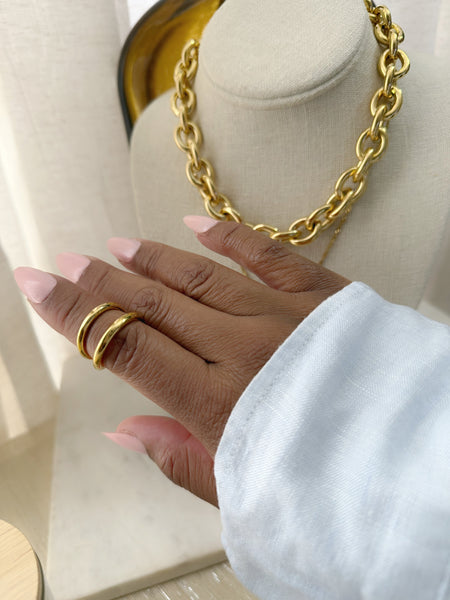 8456JR -  Clover Gold Filled Ring