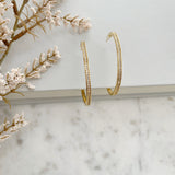 8835JE - Leslie Hoop Earrings