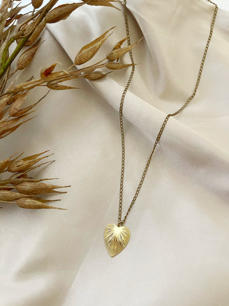 8821JN - Gilda Heart Charm Necklace