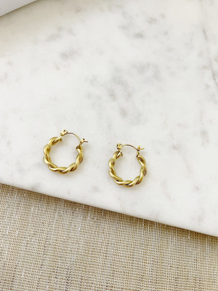 8331JE - Erin Gold Filled Hoop Earrings