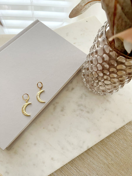 8858JE - Crescent Moon Earrings