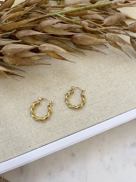 8331JE - Erin Gold Filled Hoop Earrings