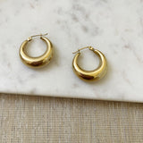 8335JE - Zina Gold Filled Hoop Earrings