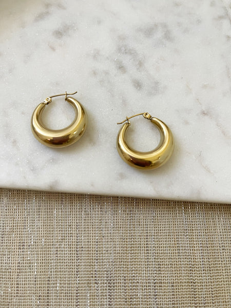 8335JE - Zina Gold Filled Hoop Earrings