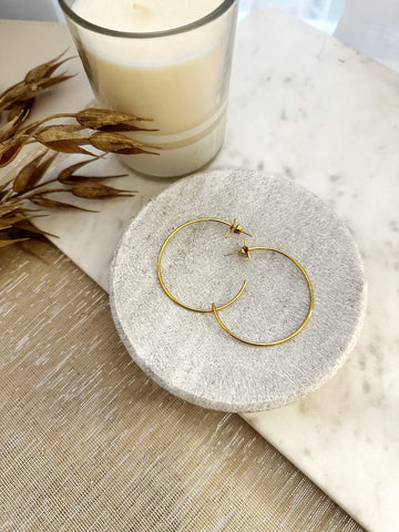 8375JE - Chloe Gold Filled Hoop Earrings