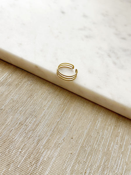8385JR - Tamra Gold Filled Adjustable Ring