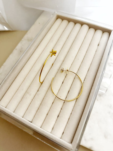 8375JE - Chloe Gold Filled Hoop Earrings
