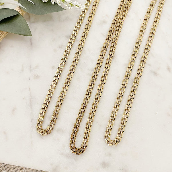 8808JN - Gabrielle Chain Gold Filled Necklace