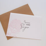 No. 140 - Give Me Some Sugar Blank Note Card