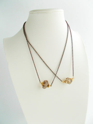 8648JN - Gray Rock Necklace