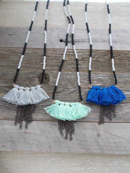 8684JN - Monsoon Necklace in 3 colors