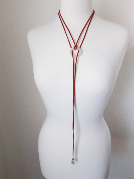 8703JN.c - DownPour Choker in Burgundy