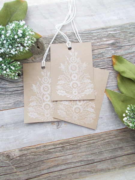 No. 151 - Christmas Tree Holiday Gift Tags - Set of 10