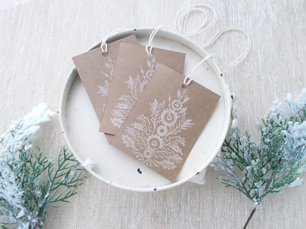 No. 151 - Christmas Tree Holiday Gift Tags - Set of 10
