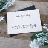 No. 154.1 - Happy Holidays Greeting Card II