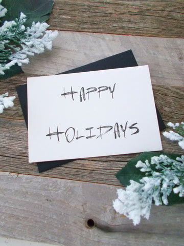 No. 154.1 - Happy Holidays Greeting Card II