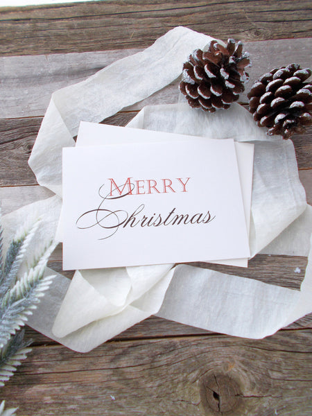 No. 160 - It's a Red Merry Christmas Greeting Card